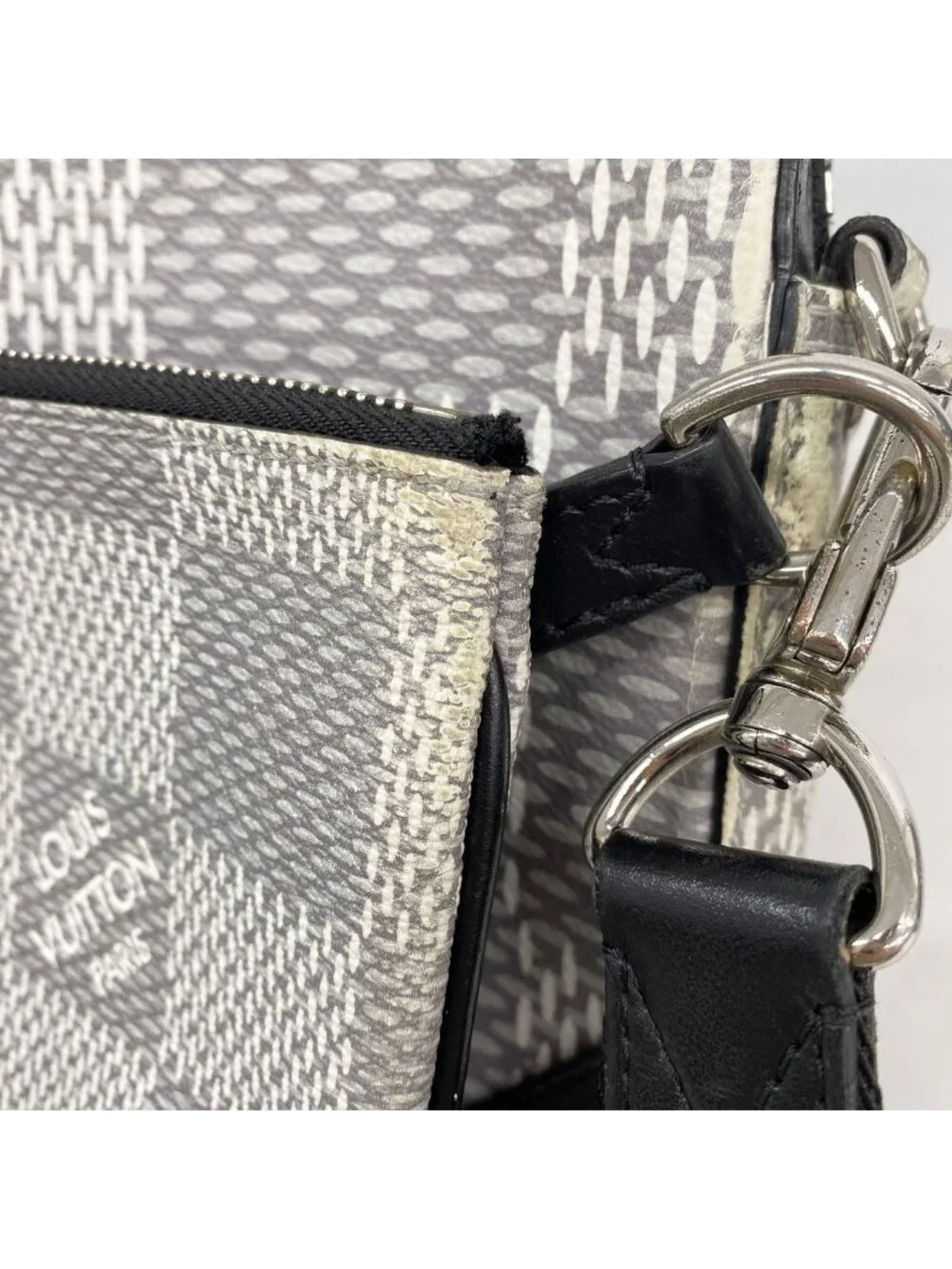 Louis Vuitton Shoulder Bag Damier Graphite 3D Trio Messenger Antarctica